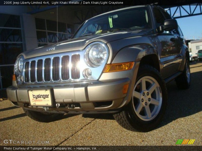 Light Khaki Metallic / Dark Khaki/Light Graystone 2006 Jeep Liberty Limited 4x4