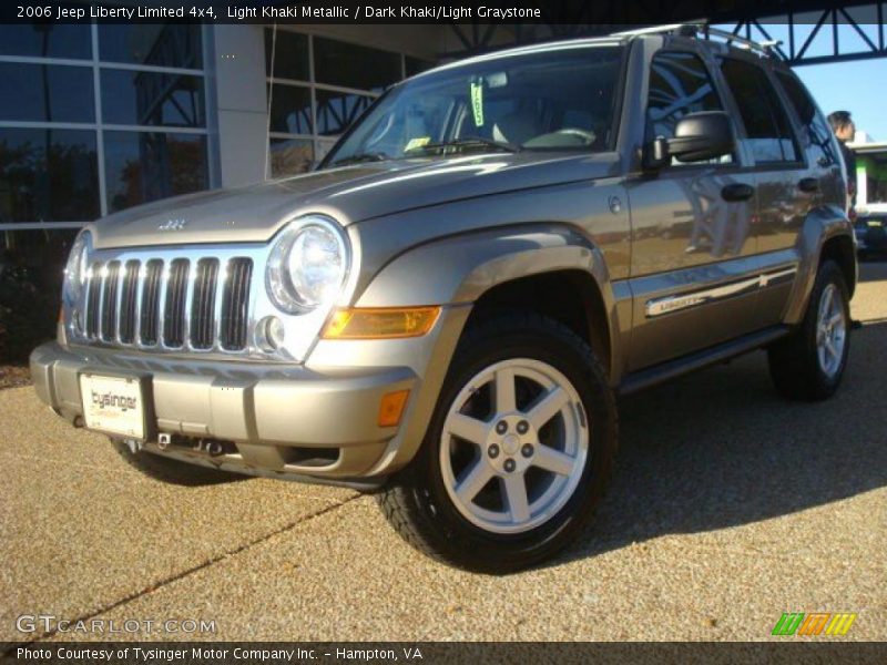 Light Khaki Metallic / Dark Khaki/Light Graystone 2006 Jeep Liberty Limited 4x4