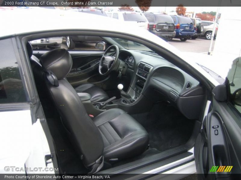 Oxford White / Dark Charcoal 2003 Ford Mustang GT Coupe