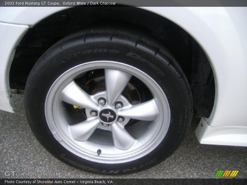 Oxford White / Dark Charcoal 2003 Ford Mustang GT Coupe