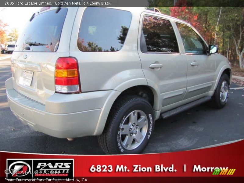 Gold Ash Metallic / Ebony Black 2005 Ford Escape Limited