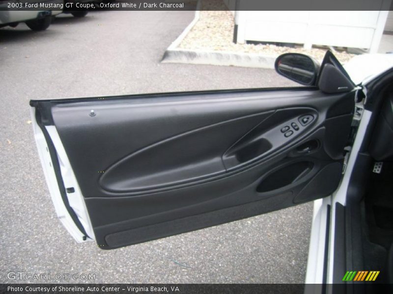 Oxford White / Dark Charcoal 2003 Ford Mustang GT Coupe