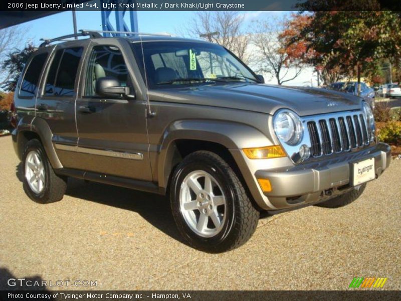 Light Khaki Metallic / Dark Khaki/Light Graystone 2006 Jeep Liberty Limited 4x4