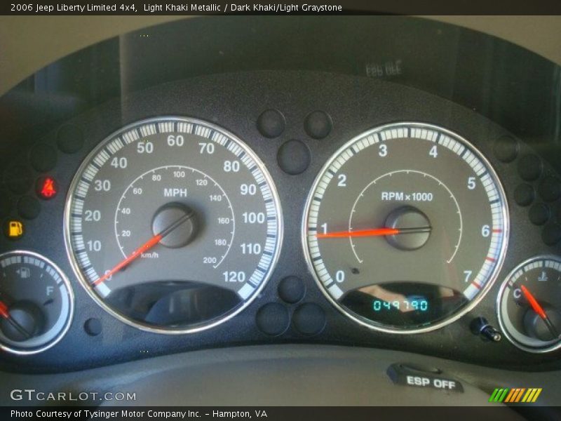 Light Khaki Metallic / Dark Khaki/Light Graystone 2006 Jeep Liberty Limited 4x4