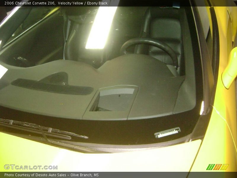 Velocity Yellow / Ebony Black 2006 Chevrolet Corvette Z06