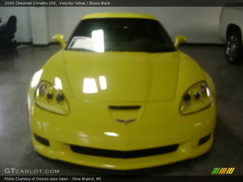 Velocity Yellow / Ebony Black 2006 Chevrolet Corvette Z06