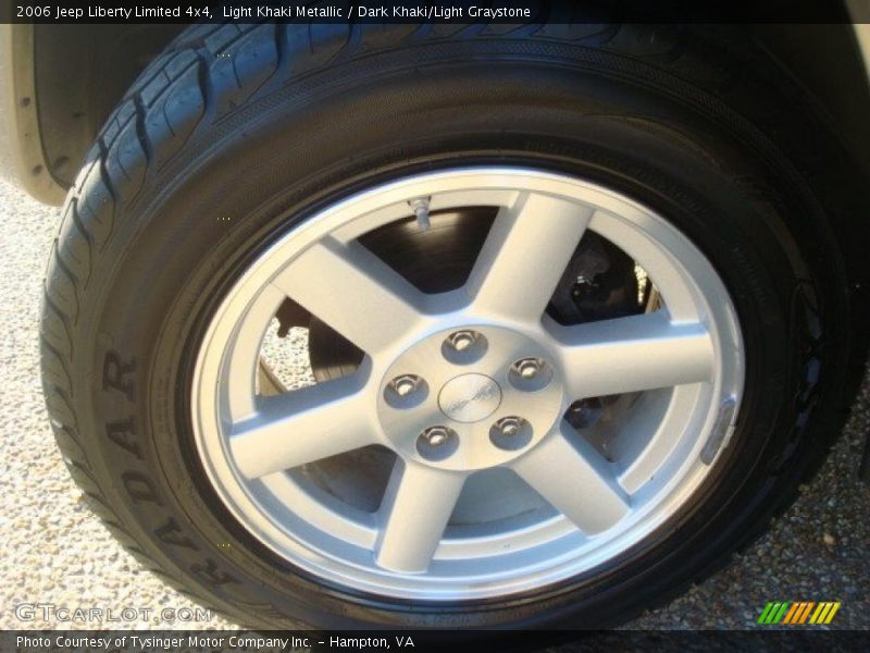 Light Khaki Metallic / Dark Khaki/Light Graystone 2006 Jeep Liberty Limited 4x4