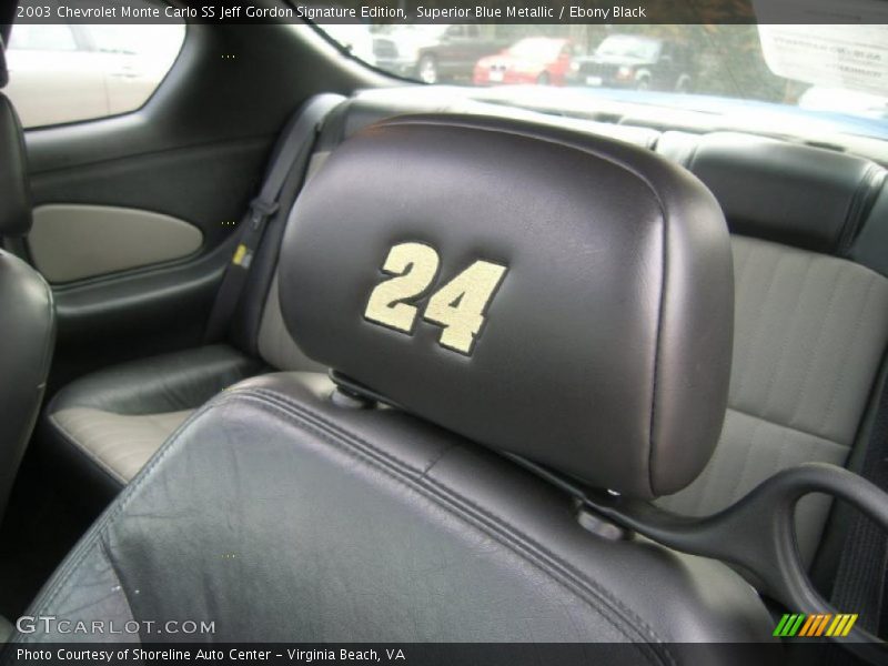  2003 Monte Carlo SS Jeff Gordon Signature Edition Logo