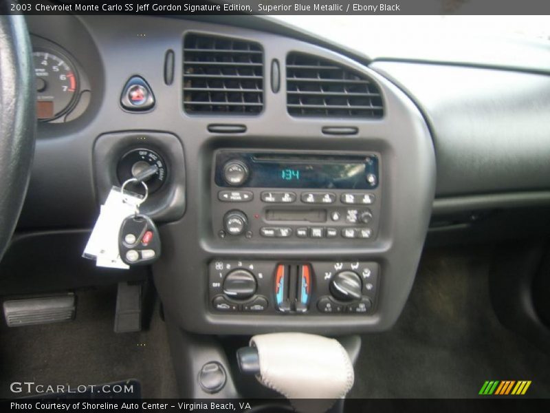 Superior Blue Metallic / Ebony Black 2003 Chevrolet Monte Carlo SS Jeff Gordon Signature Edition