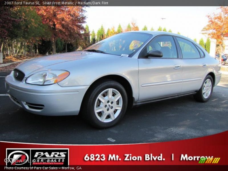 Silver Frost Metallic / Medium/Dark Flint 2007 Ford Taurus SE