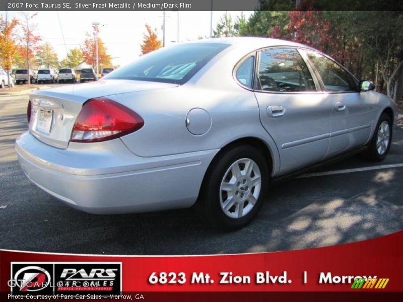 Silver Frost Metallic / Medium/Dark Flint 2007 Ford Taurus SE