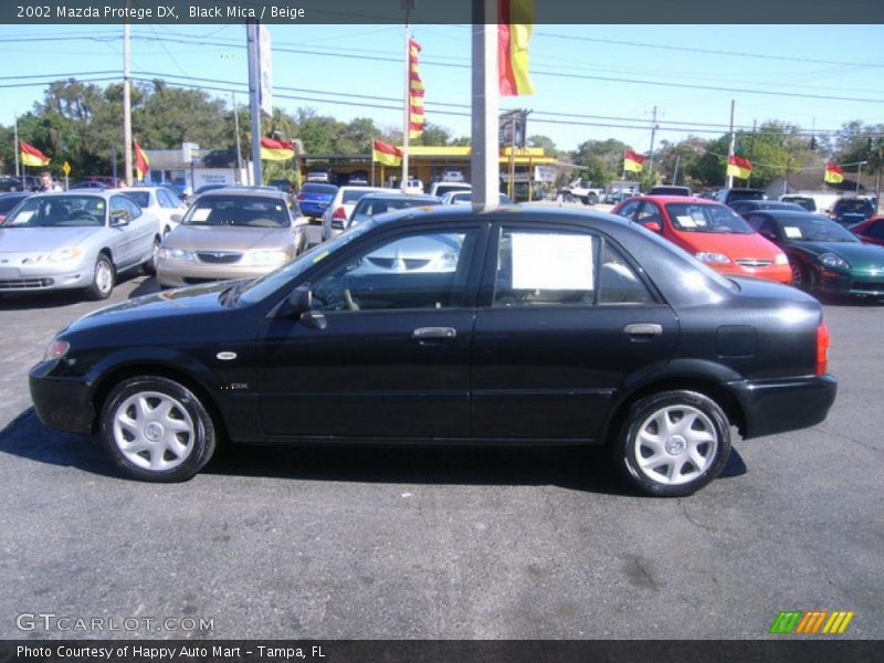 Black Mica / Beige 2002 Mazda Protege DX