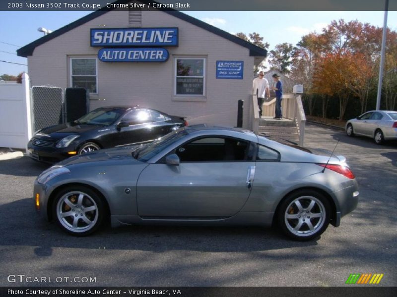 Chrome Silver / Carbon Black 2003 Nissan 350Z Track Coupe