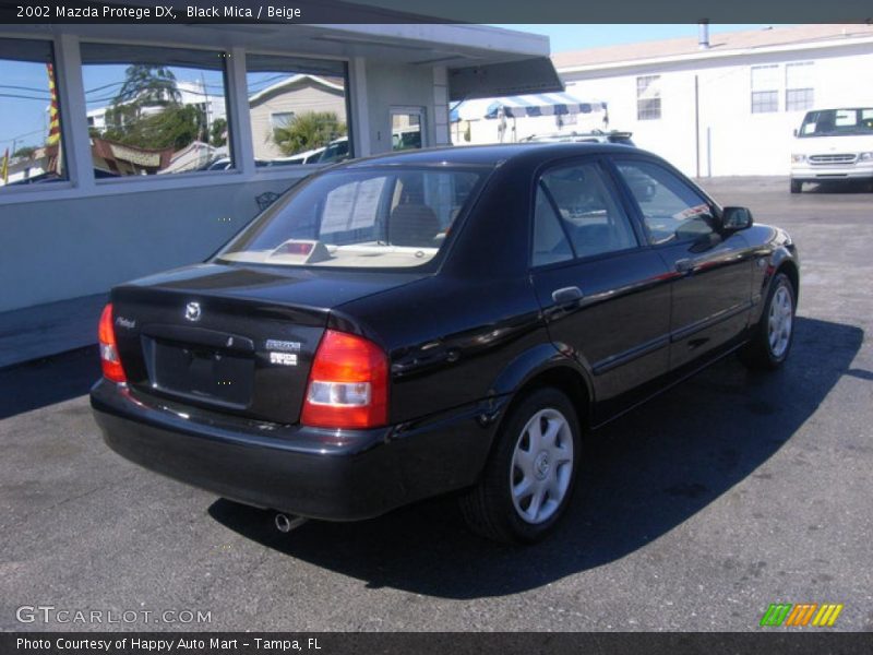 Black Mica / Beige 2002 Mazda Protege DX