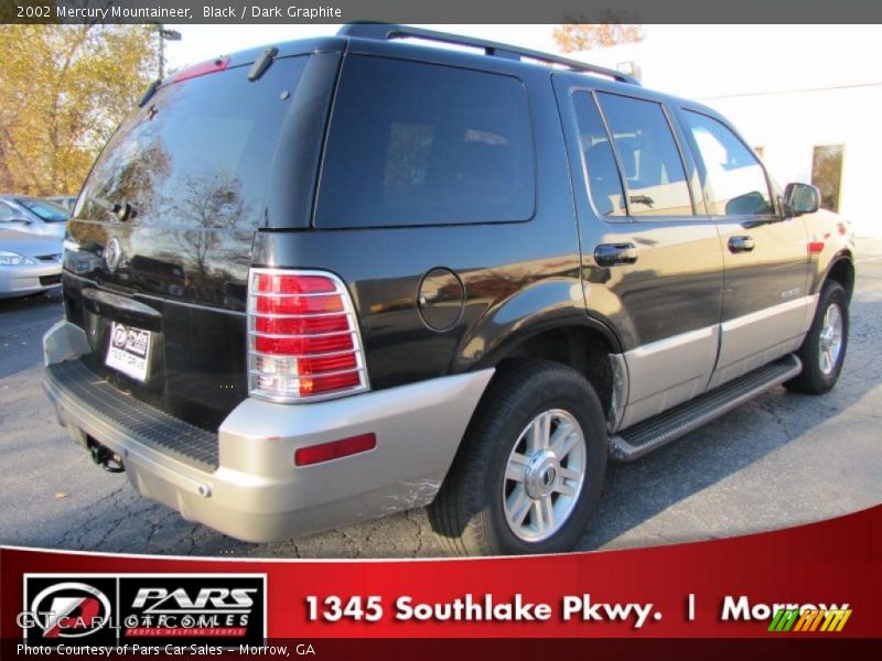 Black / Dark Graphite 2002 Mercury Mountaineer