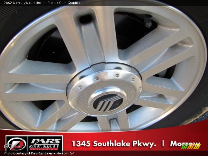 Black / Dark Graphite 2002 Mercury Mountaineer