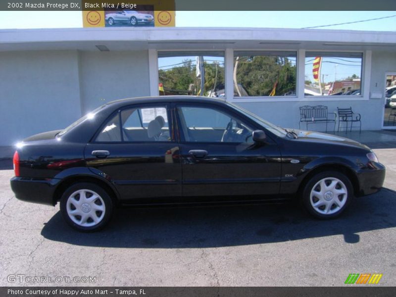 Black Mica / Beige 2002 Mazda Protege DX