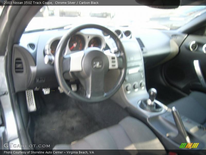 Chrome Silver / Carbon Black 2003 Nissan 350Z Track Coupe