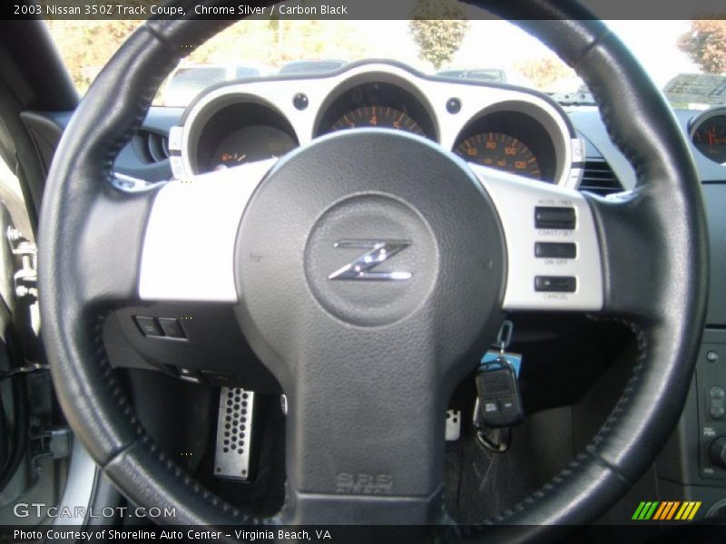 Chrome Silver / Carbon Black 2003 Nissan 350Z Track Coupe