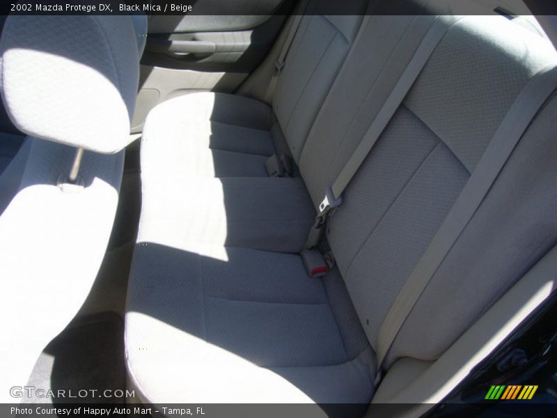 Black Mica / Beige 2002 Mazda Protege DX