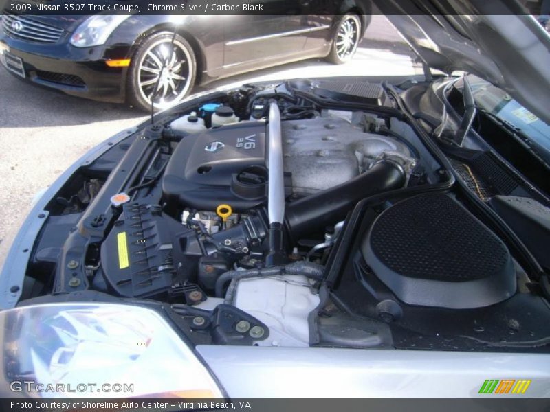 Chrome Silver / Carbon Black 2003 Nissan 350Z Track Coupe