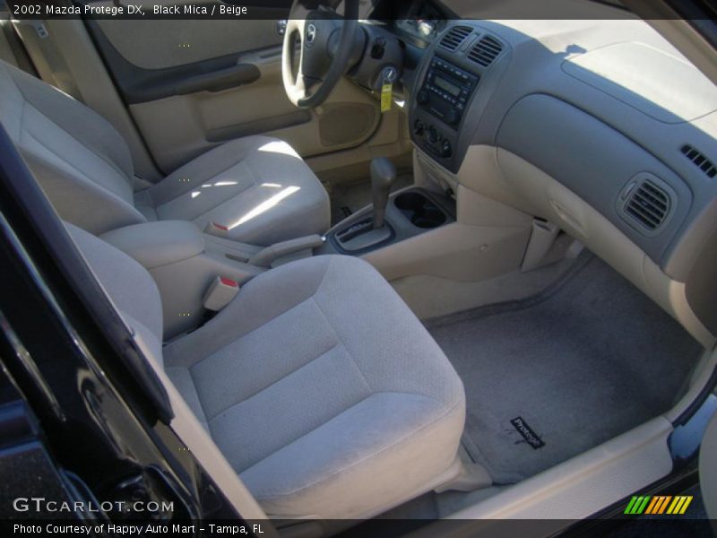 Black Mica / Beige 2002 Mazda Protege DX