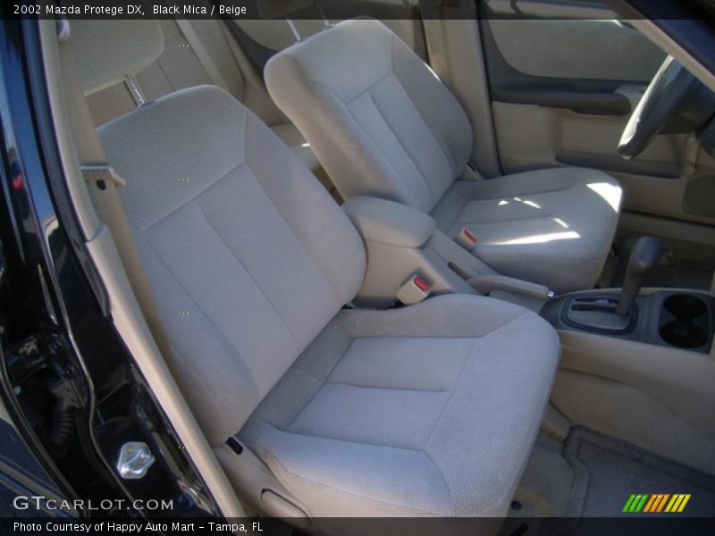 Black Mica / Beige 2002 Mazda Protege DX