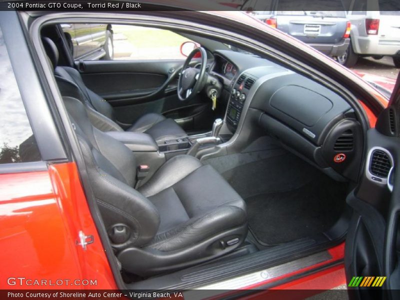  2004 GTO Coupe Black Interior