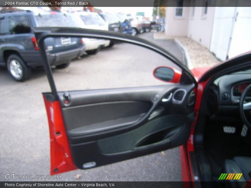 Torrid Red / Black 2004 Pontiac GTO Coupe