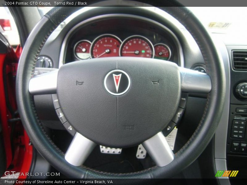 Torrid Red / Black 2004 Pontiac GTO Coupe