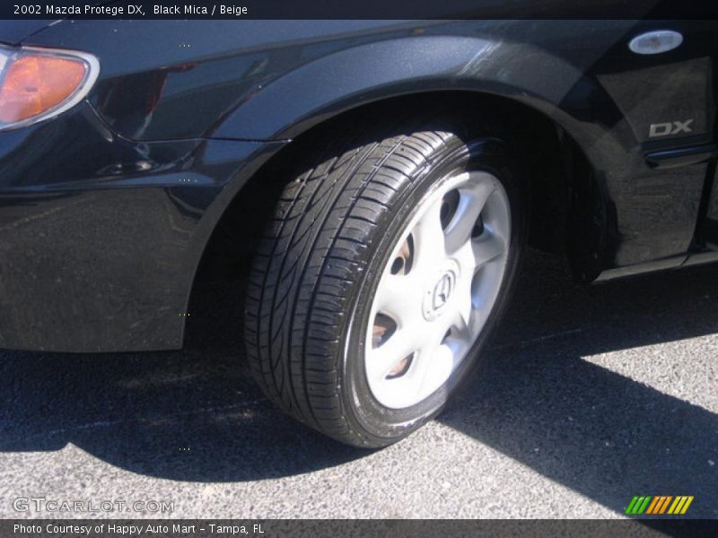 Black Mica / Beige 2002 Mazda Protege DX