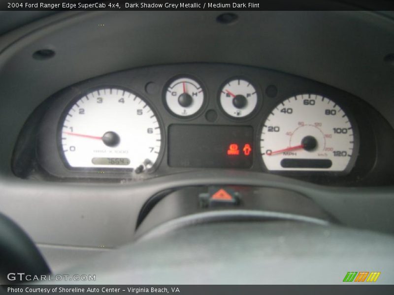 Dark Shadow Grey Metallic / Medium Dark Flint 2004 Ford Ranger Edge SuperCab 4x4