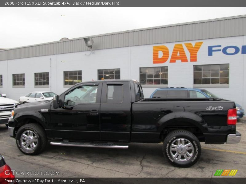 Black / Medium/Dark Flint 2008 Ford F150 XLT SuperCab 4x4