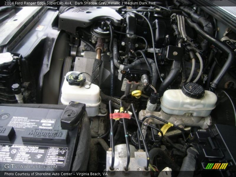 Dark Shadow Grey Metallic / Medium Dark Flint 2004 Ford Ranger Edge SuperCab 4x4