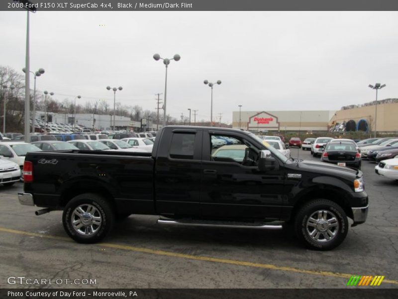 Black / Medium/Dark Flint 2008 Ford F150 XLT SuperCab 4x4