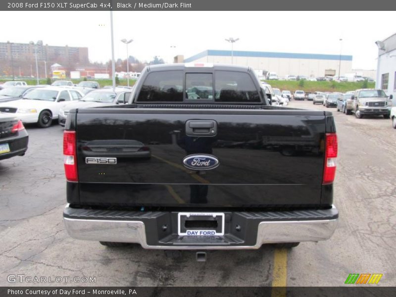 Black / Medium/Dark Flint 2008 Ford F150 XLT SuperCab 4x4