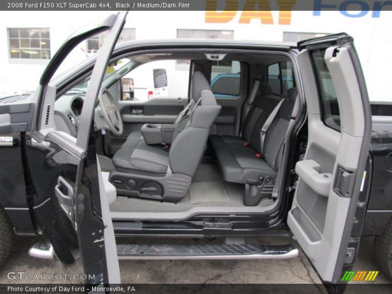 Black / Medium/Dark Flint 2008 Ford F150 XLT SuperCab 4x4