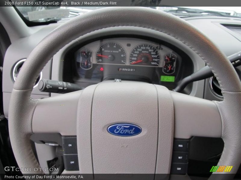 Black / Medium/Dark Flint 2008 Ford F150 XLT SuperCab 4x4