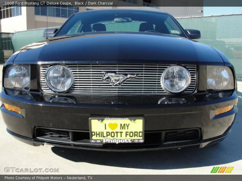 Black / Dark Charcoal 2008 Ford Mustang GT Deluxe Coupe