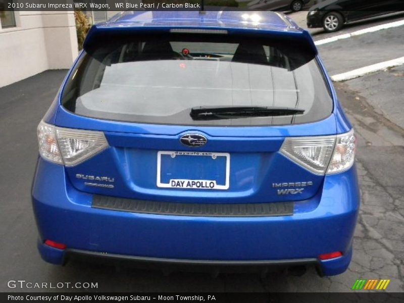 WR Blue Pearl / Carbon Black 2010 Subaru Impreza WRX Wagon