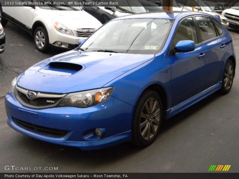 WR Blue Pearl / Carbon Black 2010 Subaru Impreza WRX Wagon
