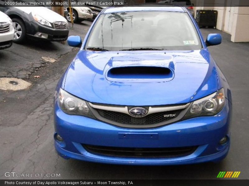 WR Blue Pearl / Carbon Black 2010 Subaru Impreza WRX Wagon