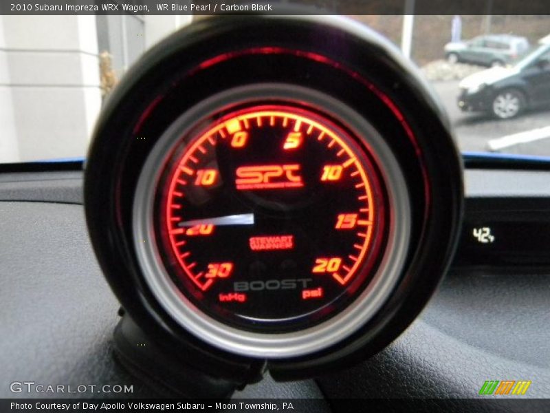 WR Blue Pearl / Carbon Black 2010 Subaru Impreza WRX Wagon