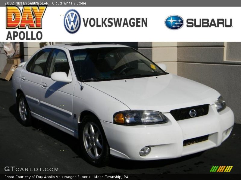Cloud White / Stone 2002 Nissan Sentra SE-R