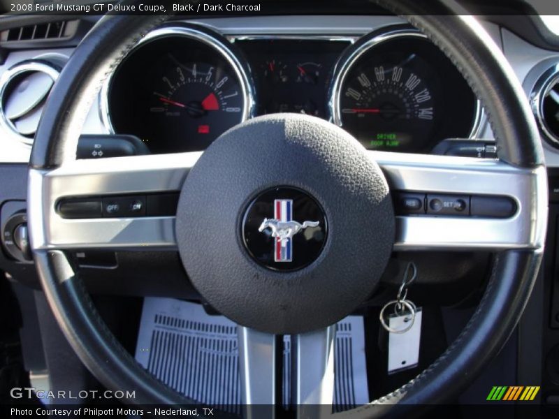 Black / Dark Charcoal 2008 Ford Mustang GT Deluxe Coupe