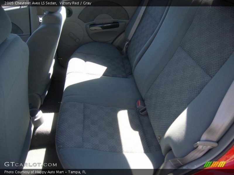 Victory Red / Gray 2005 Chevrolet Aveo LS Sedan