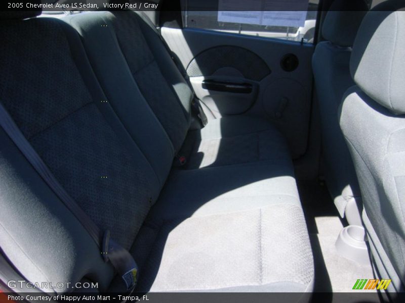 Victory Red / Gray 2005 Chevrolet Aveo LS Sedan