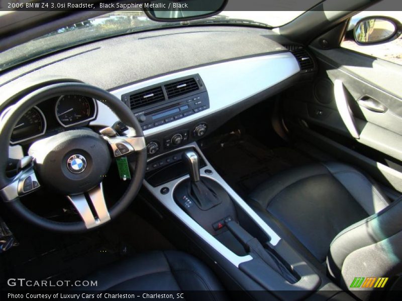 Black Sapphire Metallic / Black 2006 BMW Z4 3.0si Roadster