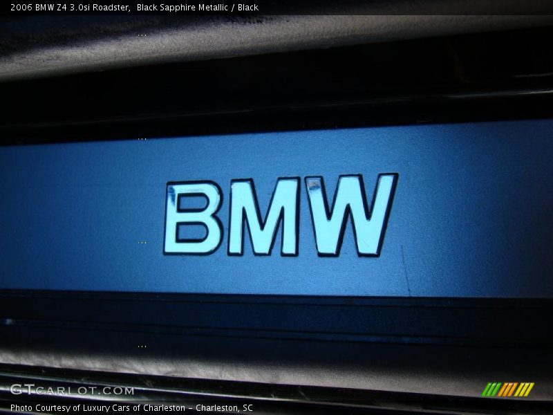 Black Sapphire Metallic / Black 2006 BMW Z4 3.0si Roadster
