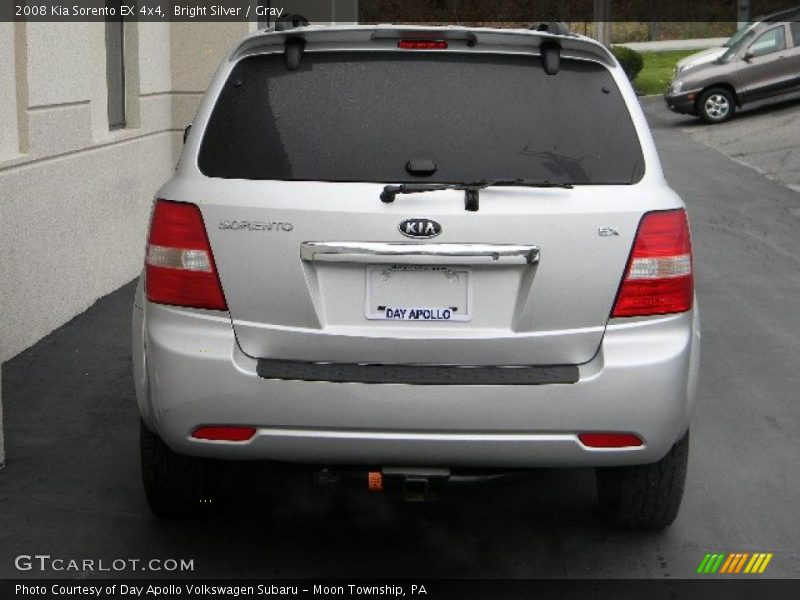 Bright Silver / Gray 2008 Kia Sorento EX 4x4